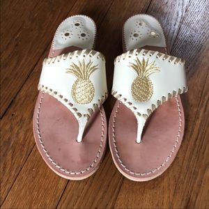 Jack Rogers pineapple sandals